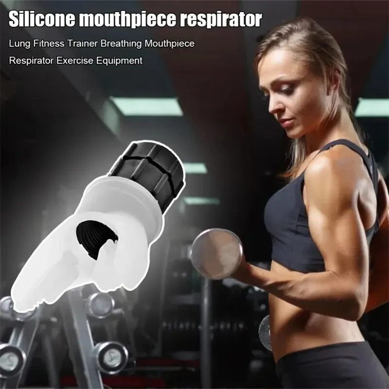 Breathing
  Trainer Lung Respirator: Silicone Respiratory Fitness Equipment
