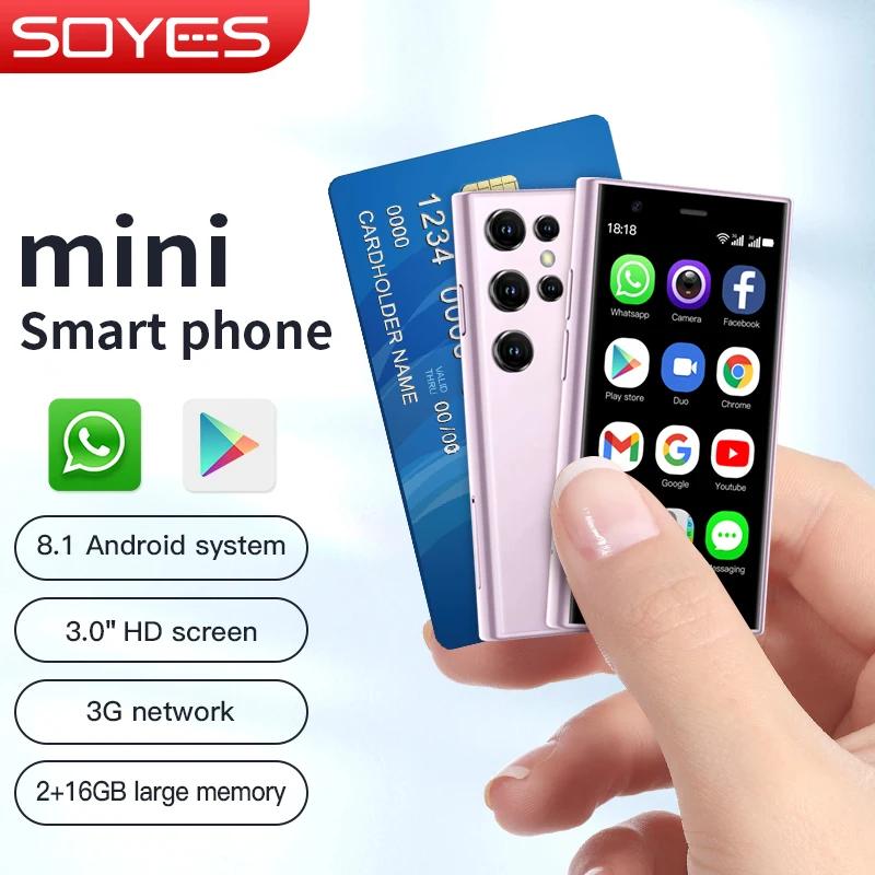 SOYES S23 Pro Mini Phone: 3.0" Display, 3G Network, 2GB+16GB Android 5 SOYES S23 Pro
  Mini Phone: 3.0" Display, 3G Network, 2GB+16GB Android - Image 5