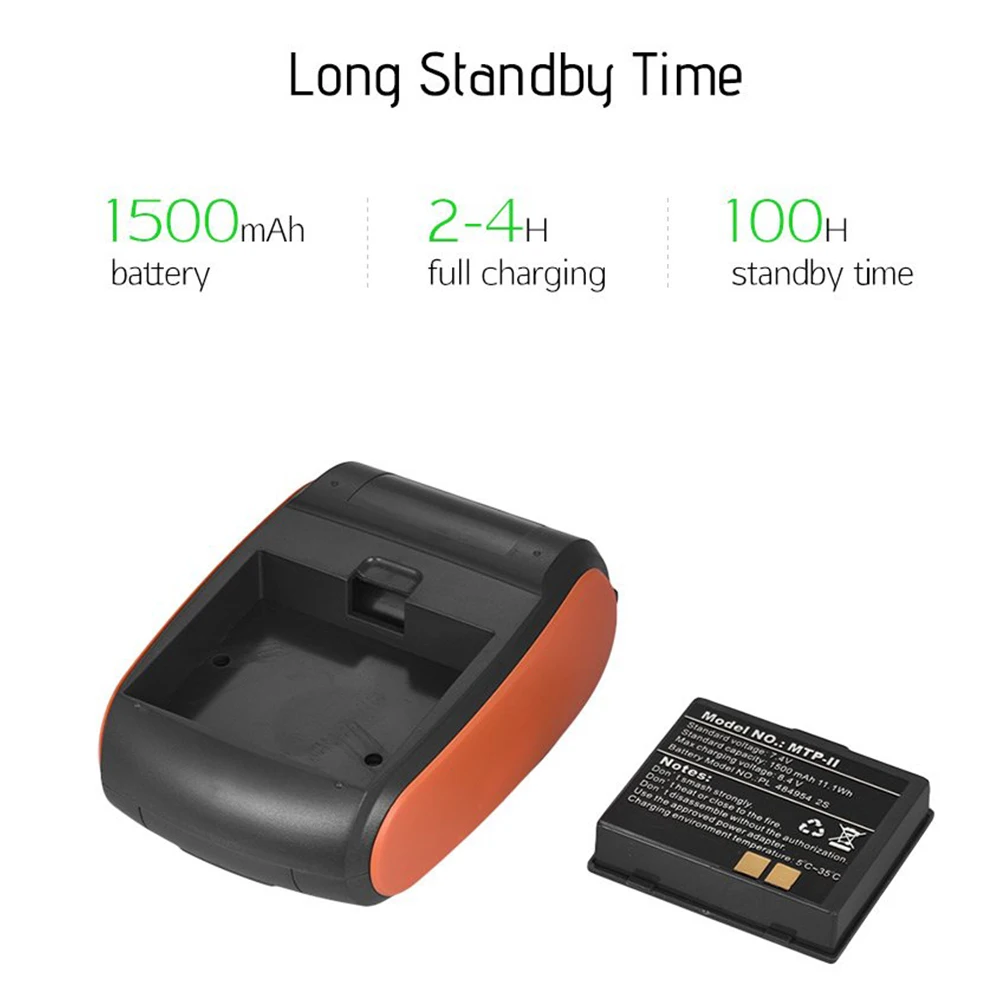 Mini Thermal Receipt POS Printer: Wireless Bluetooth 58mm Bill/Ticket 5 Mini Thermal
  Receipt POS Printer: Wireless Bluetooth 58mm Bill/Ticket - Image 5