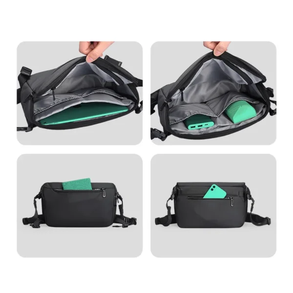 MarkRyden Harvey Waterproof Messenger
  Bag: Canvas Crossbody Laptop Business - Image 5