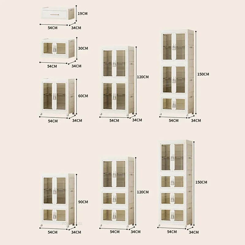Simple Folding Wardrobe: Multi-layer Dustproof Partition Closet Storage 6 Simple Folding Wardrobe: Multi-layer
  Dustproof Partition Closet Storage - Image 6