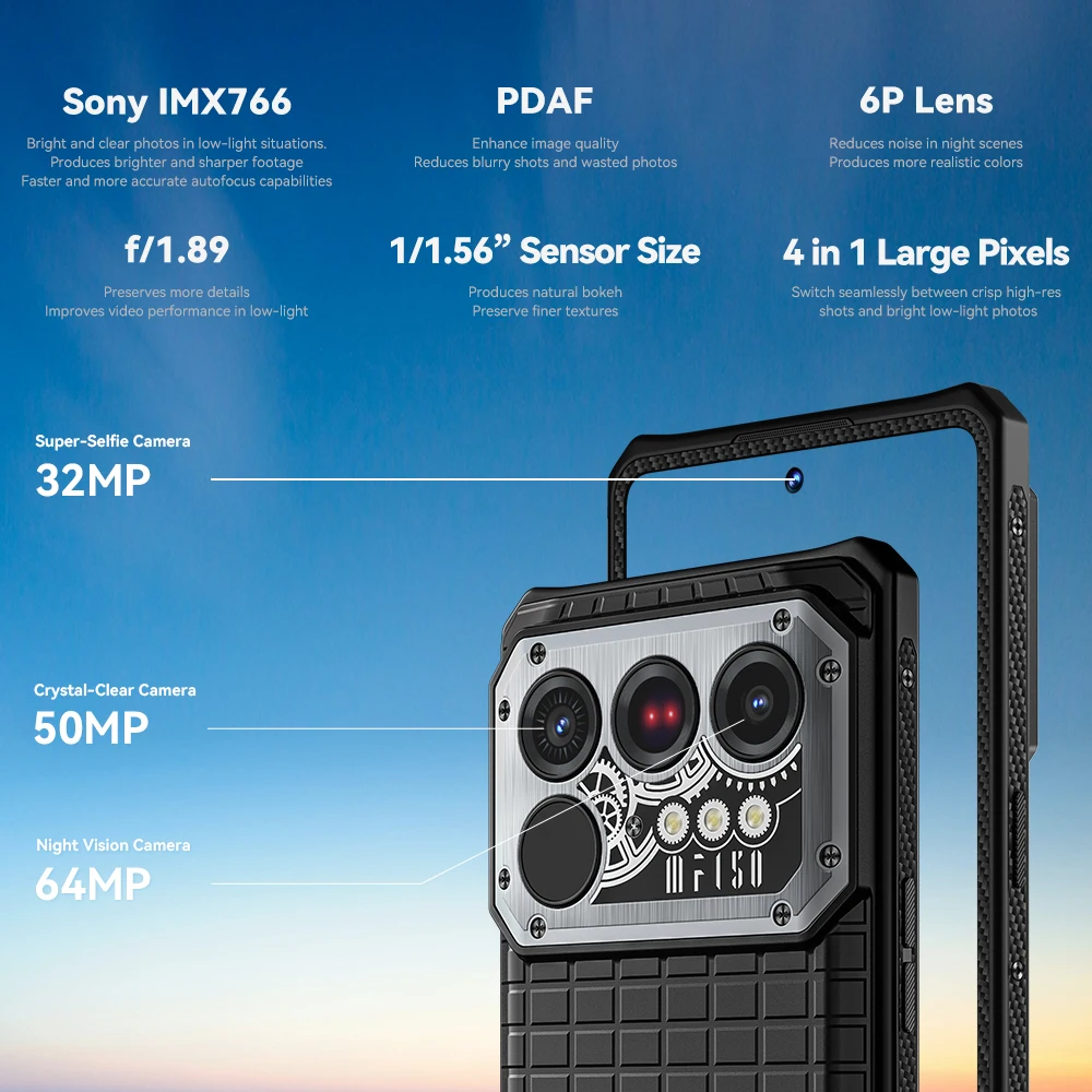 IIIF150 Raptor 5G Rugged Phone: 120Hz AMOLED, 16GB+512GB, 10000mAh 5 IIIF150
  Raptor 5G Rugged Phone: 120Hz AMOLED, 16GB+512GB, 10000mAh - Image 5