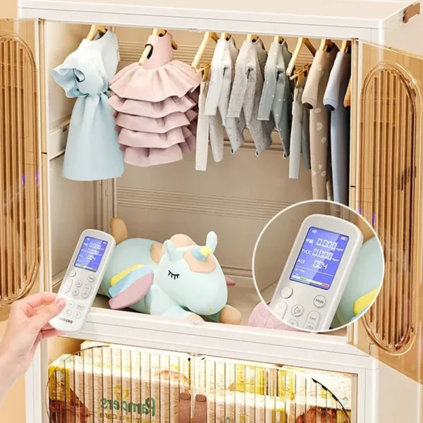 Free Install Folding Wardrobe: Large
  Capacity Baby Clothes Closet & Locker - Image 6