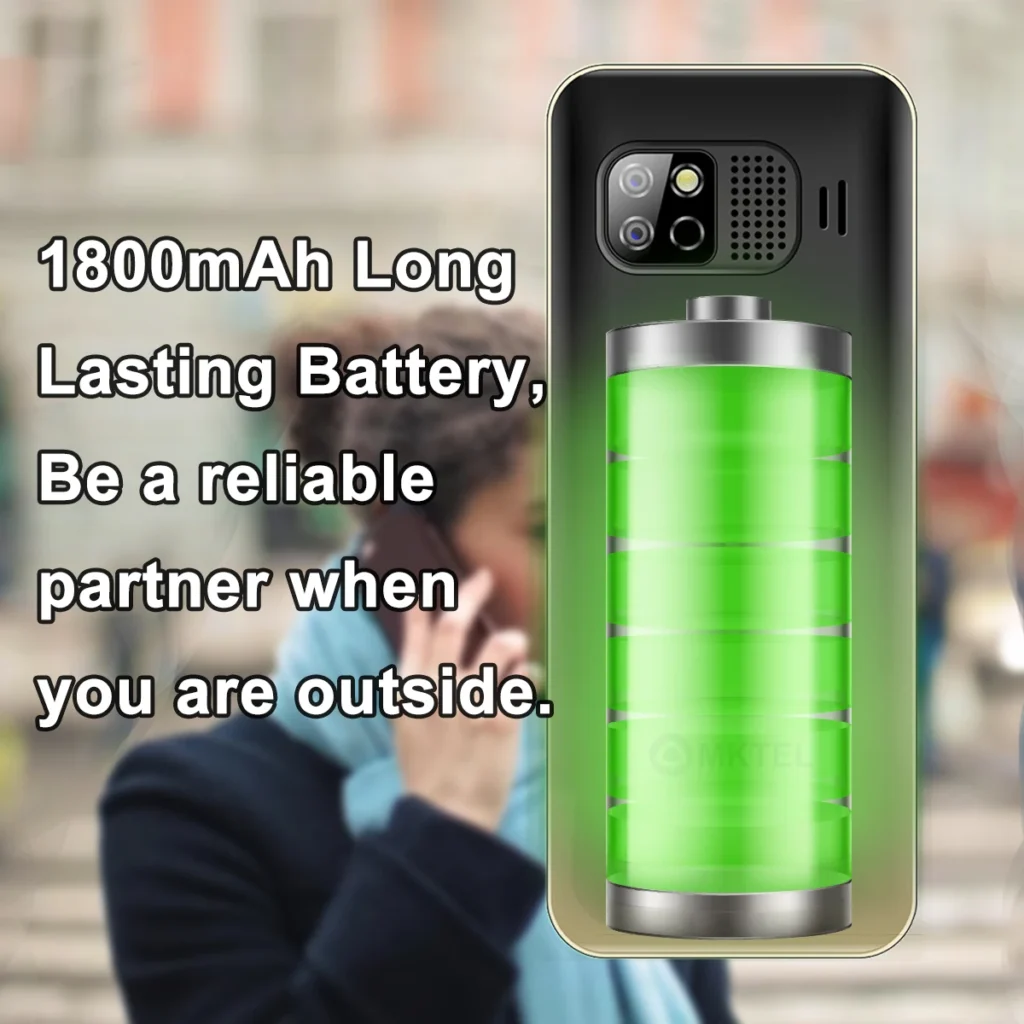 MKTEL OYE 3
  Feature Phone: 1.77" Display, 1800mAh, Dual SIM, Strong Torch