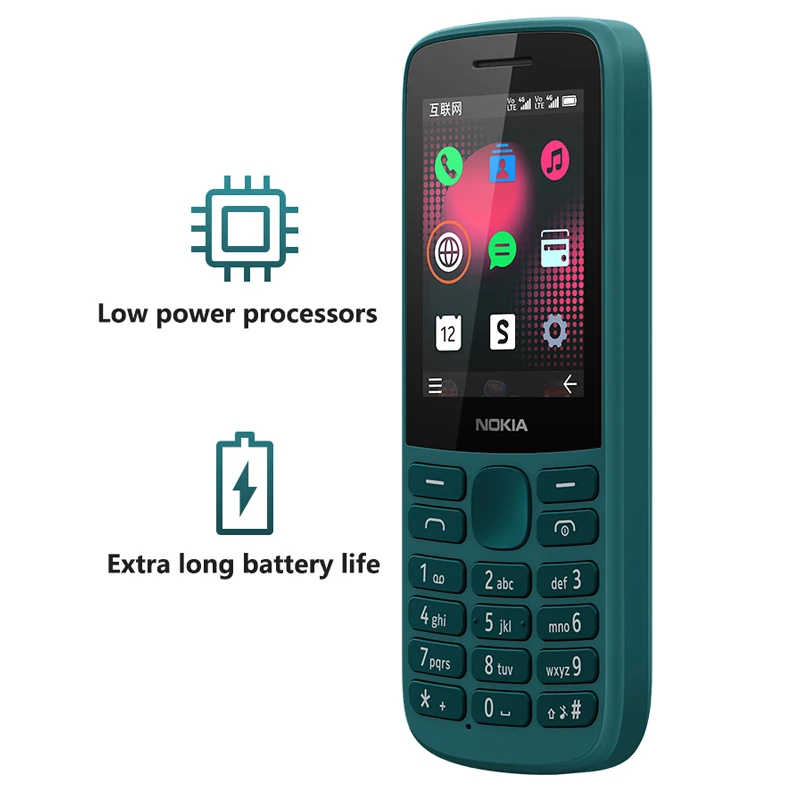 Nokia 215 4G
  Feature Phone: Dual SIM, FM Radio, 1150mAh (Hebrew Keyboard)