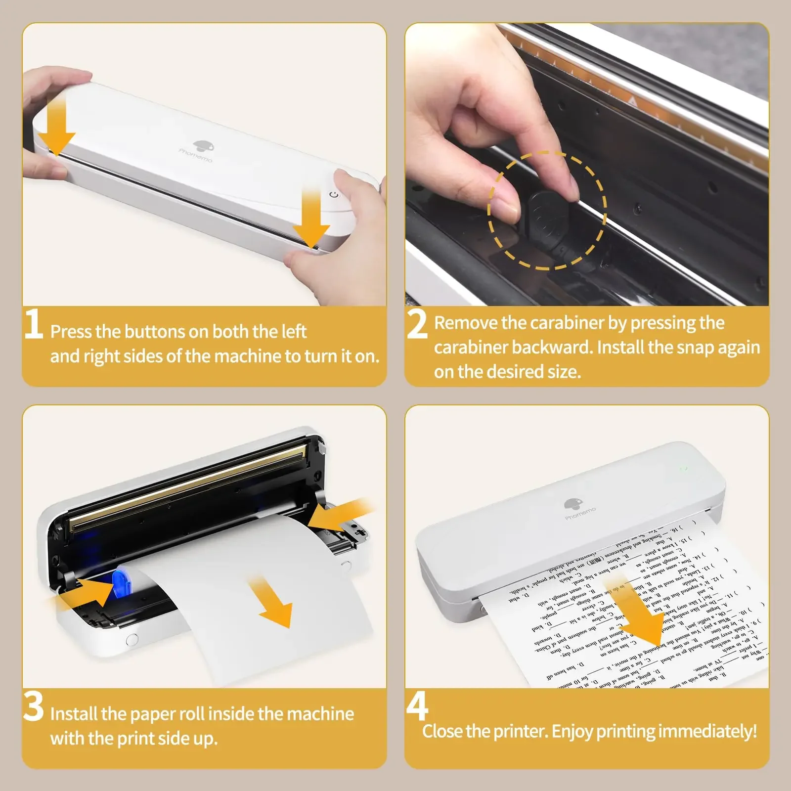 Phomemo A4 Thermal Paper Rolls: Quick-Dry Continuous for Documents/Notes 2 Phomemo A4
  Thermal Paper Rolls: Quick-Dry Continuous for Documents/Notes - Image 2