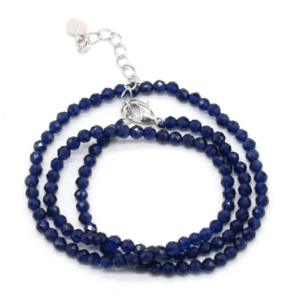 Natural Stone Beads Necklace: Irregular
  Spinel Section Jewelry Gift (3mm) - Image 4
