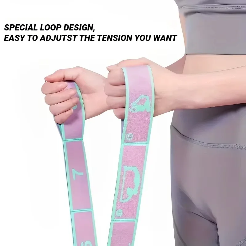 Resistance Band Yoga Belt: Latin Training Elastic Bands for Dance & Pilates 3 Resistance
  Band Yoga Belt: Latin Training Elastic Bands for Dance & Pilates - Image 3
