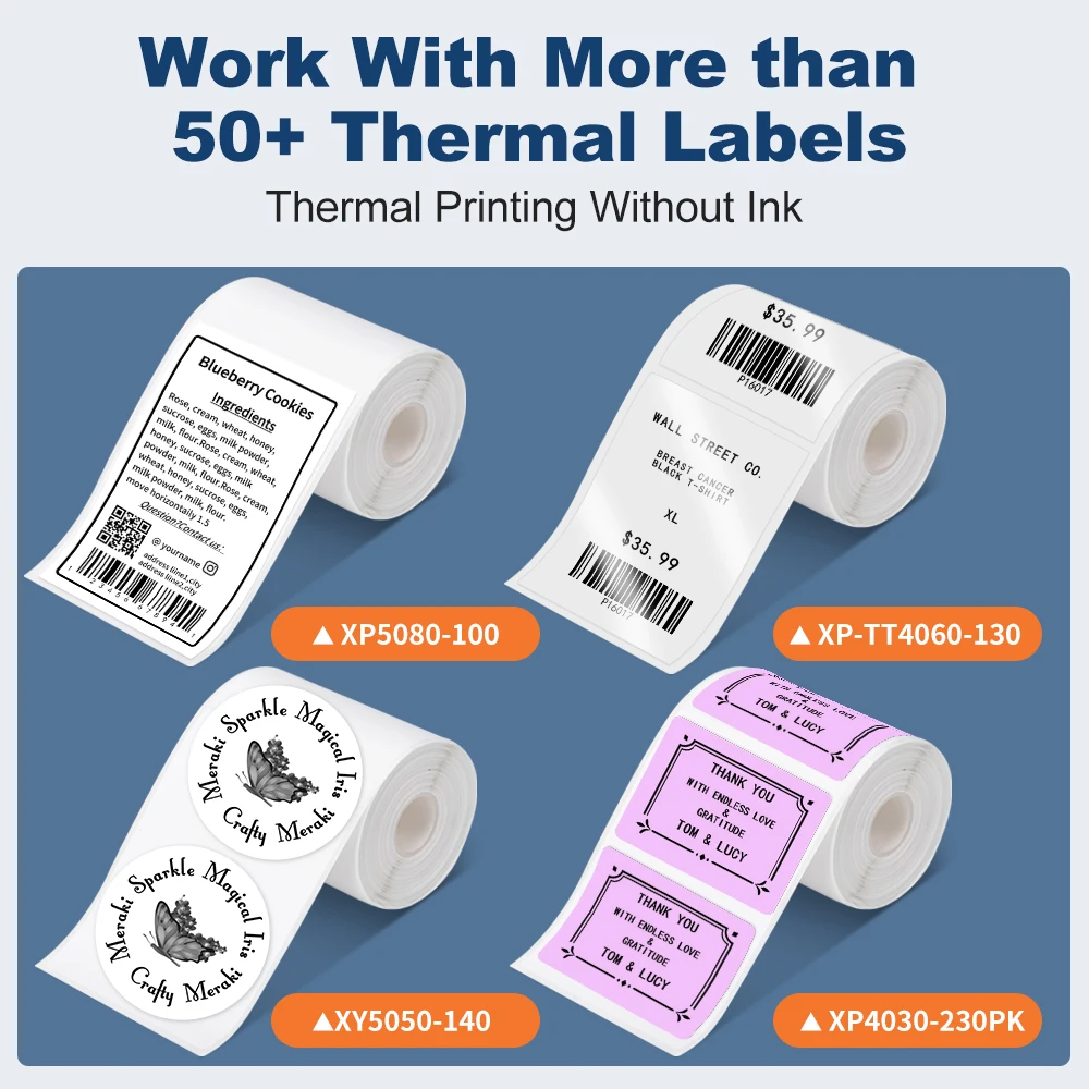 Phomemo M110 Smart Thermal Label Printer: Barcode, Price Tag, Wireless 4 Phomemo M110
  Smart Thermal Label Printer: Barcode, Price Tag, Wireless - Image 4