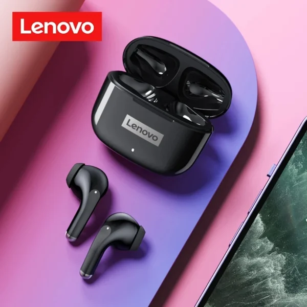 5PCS Lenovo LP40 Pro TWS Earphone:
  Bluetooth 5.0, Noise Reduction, Touch - Image 6