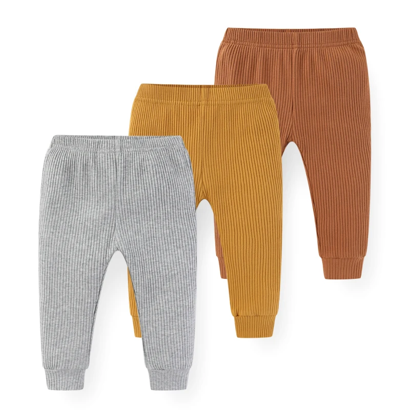 3PCS Solid Color Cotton Baby Boy Pants: Newborn Girl Trousers (0-24M) 5 3PCS Solid
  Color Cotton Baby Boy Pants: Newborn Girl Trousers (0-24M) - Image 5