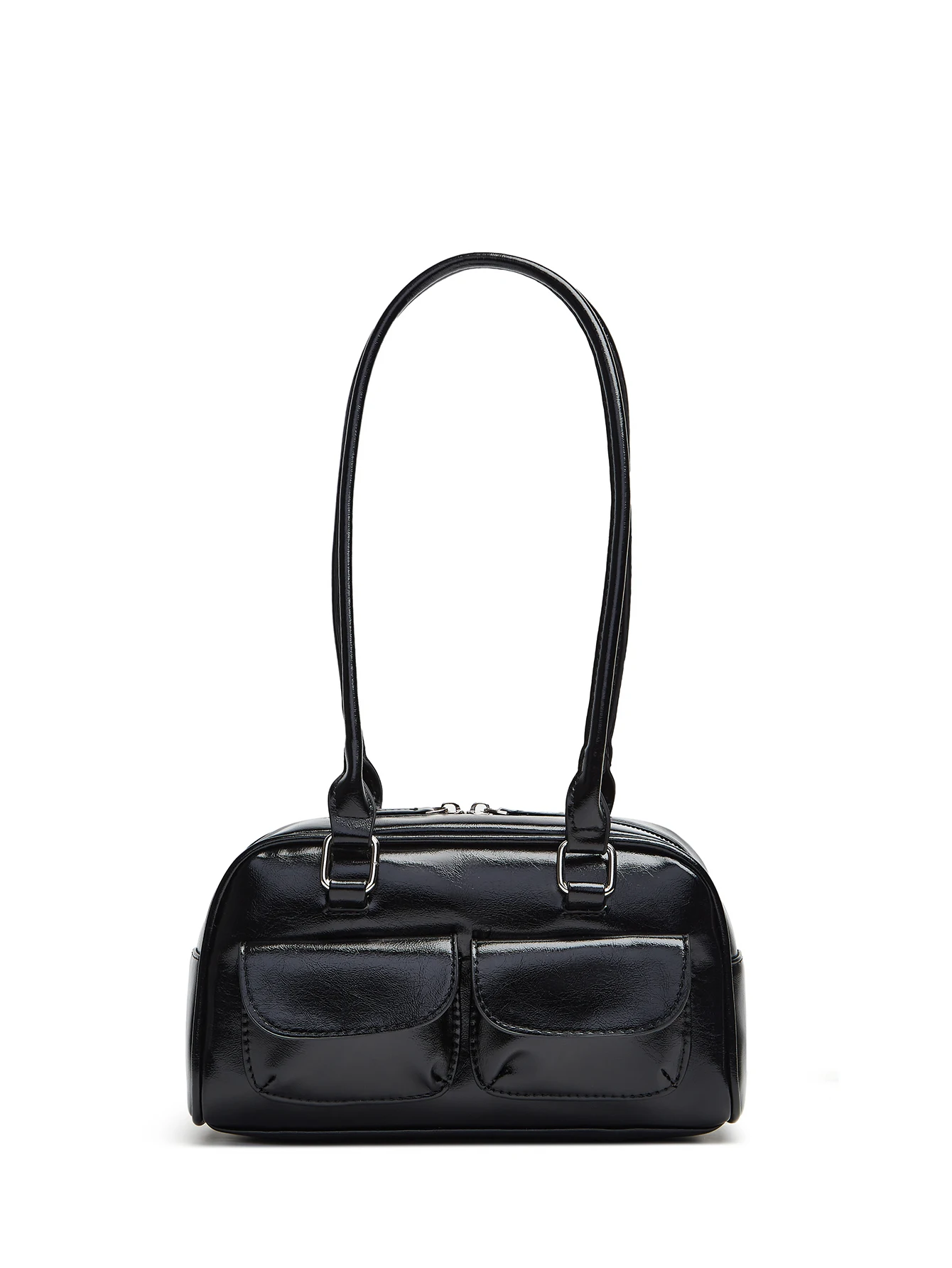 Korea Designer Bowling Box Handbag: Lux
  Trendy Boston Tote Bag