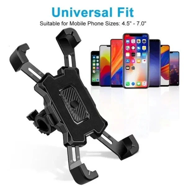 360° Rotatable Electric Bike Phone
  Holder: Non-slip MTB Motorcycle Mount - Image 5