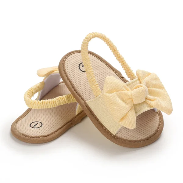 Infant
  Non-Slip First Walkers: Flowers Sandals Summer Soft Sole Flats - Image 4