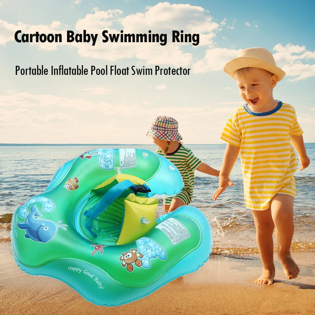 Swim Ring for Baby: Cartoon Inflatable Swimming Pool Lifebuoy 3 Swim Ring for
  Baby: Cartoon Inflatable Swimming Pool Lifebuoy - Image 3