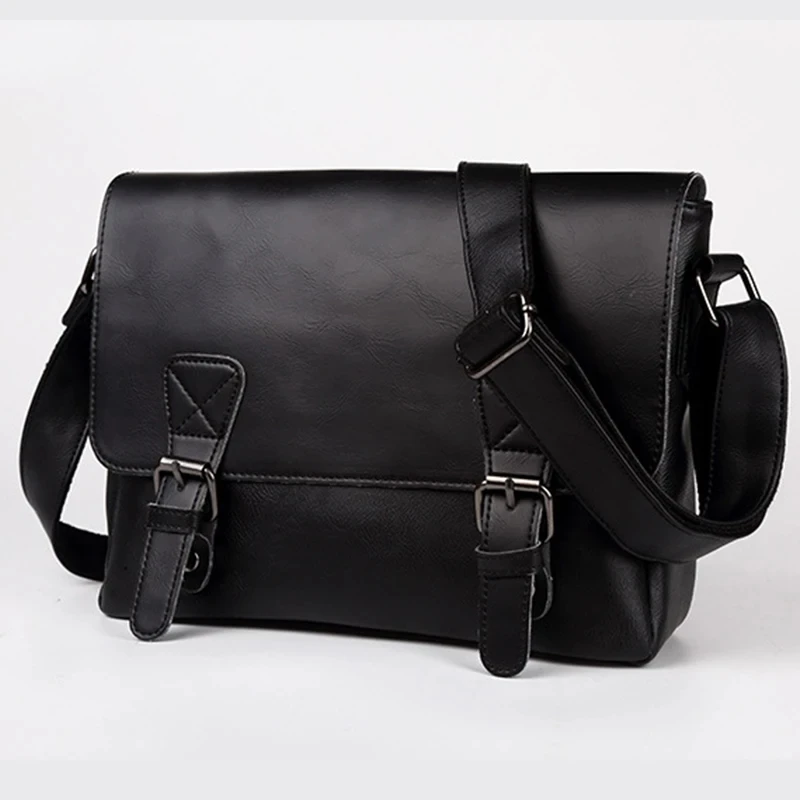 Luxury Men's PU Leather Backpack: 15" Laptop, Large Capacity School/Travel 5 Luxury Men's PU Leather Backpack:
  15" Laptop, Large Capacity School/Travel - Image 5