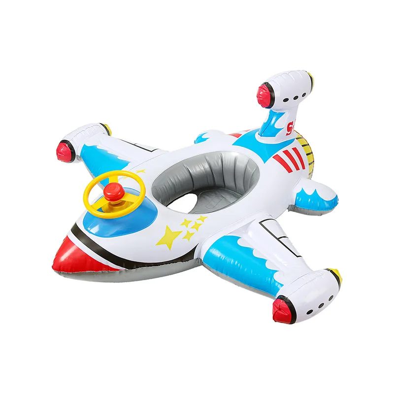 Baby Swim Ring: Inflatable Aircraft Shape Swimming Circle Seat Float 4 Baby Swim
  Ring: Inflatable Aircraft Shape Swimming Circle Seat Float - Image 4