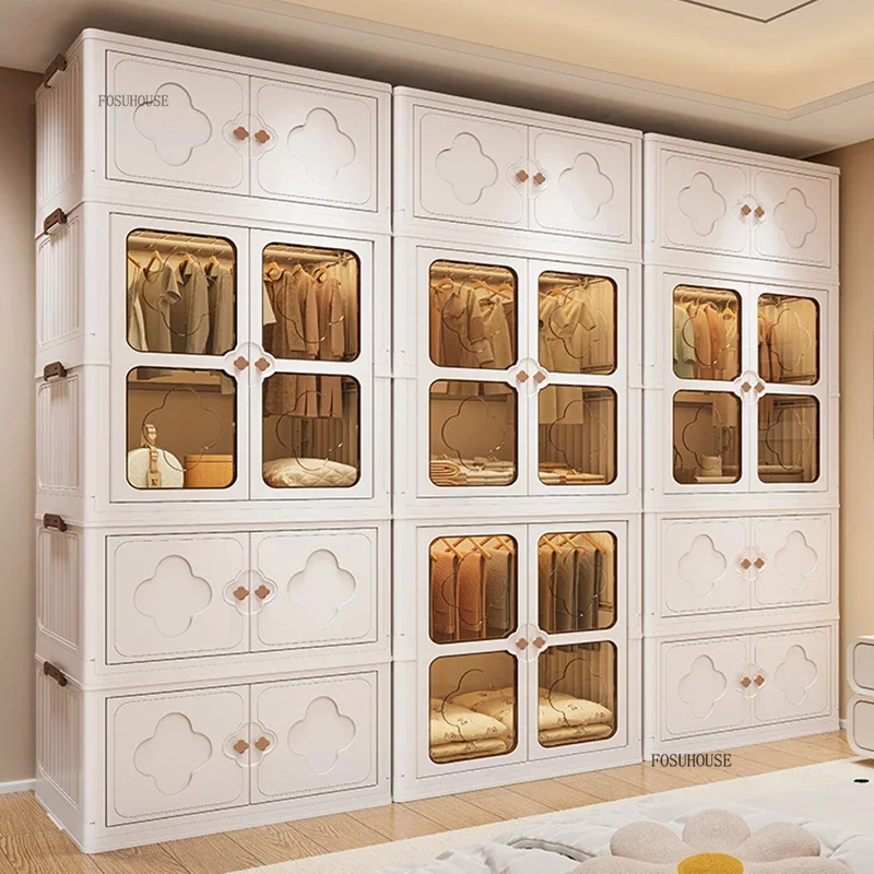 Nordic Folding Wardrobe: Simple Assembly
  Storage Locker for Rental Room