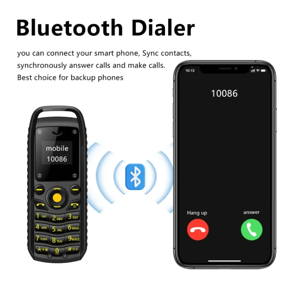 SERVO B25
  Mini Button Phone: Dual SIM, Bluetooth Dialing, Blacklist - Image 6