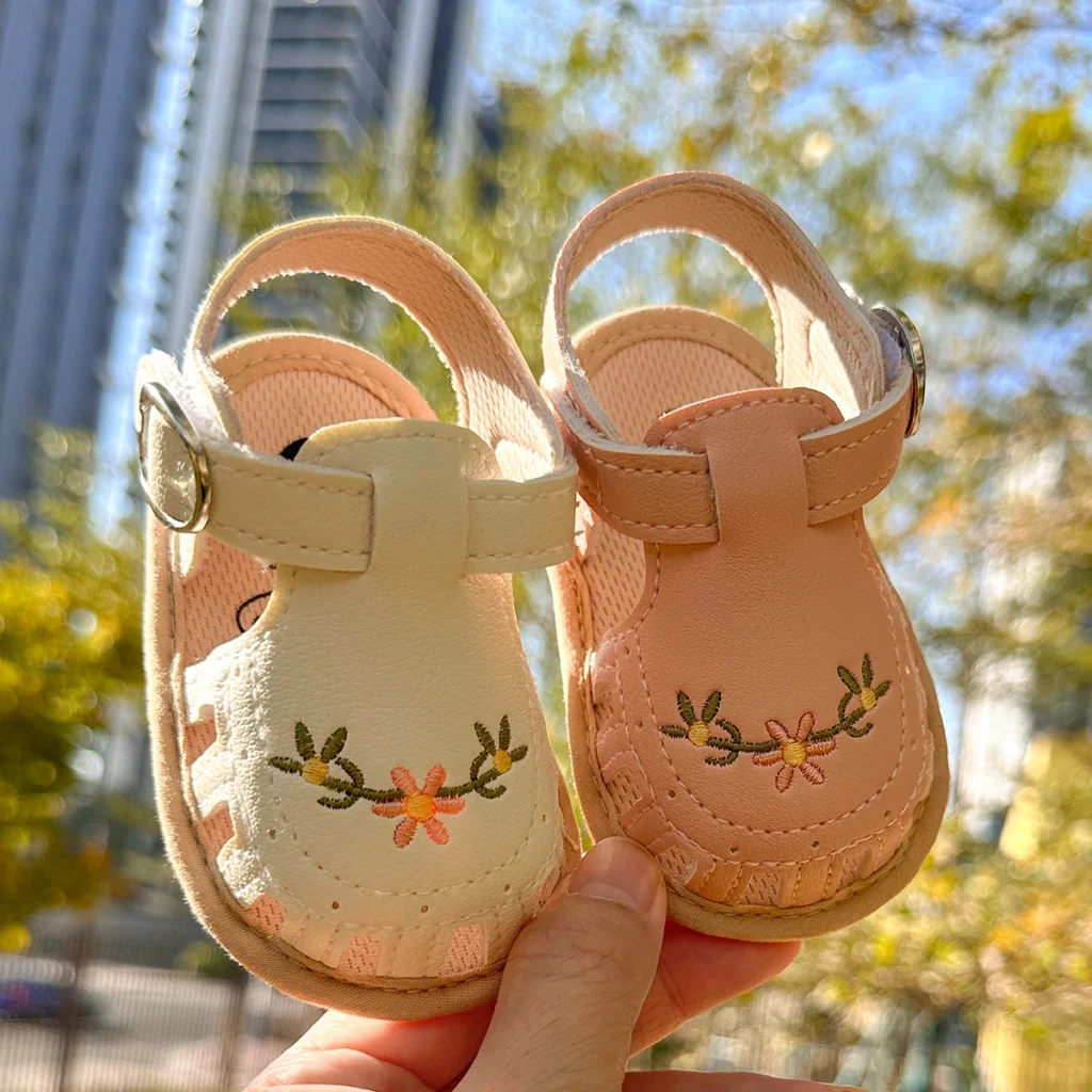 Infant Boy
  Girl Sandals: Summer Wedding Dress Flat Shoes First Walkers