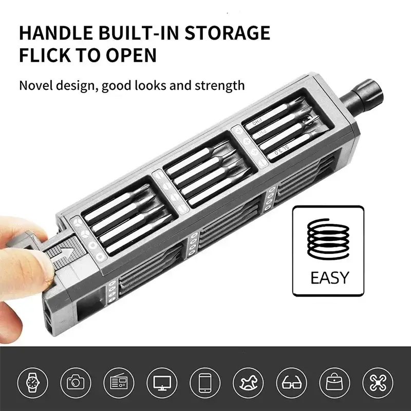 Precision Screwdriver Set: Magnetic Mini
  Torx, Phillips for Electronics Repair