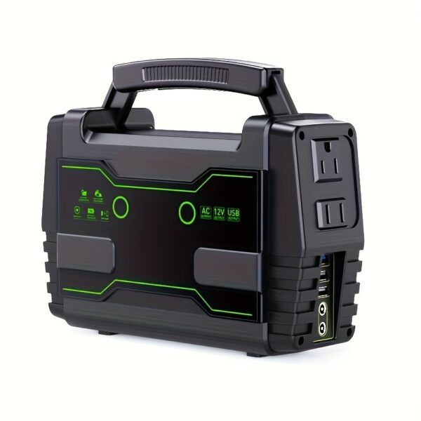 Portable Power Station (200W/300W Peak):
  Solar Generator 110V AC Outlet - Image 10