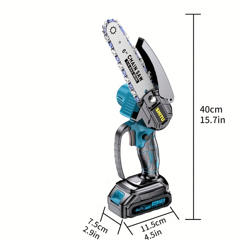 Mini Cordless Chainsaw: Portable, Rechargeable for Garden Trimming & Tree Care 4 Mini Cordless Chainsaw: Portable,  Rechargeable for Garden Trimming & Tree Care - Image 4