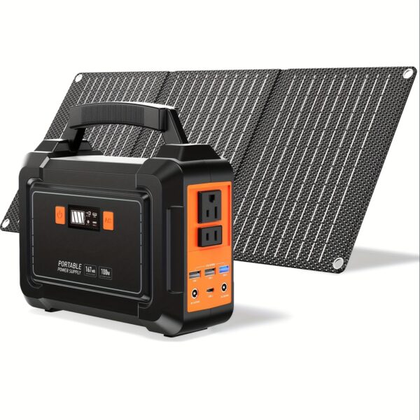 Portable Power Station (200W/300W Peak):
  Solar Generator 110V AC Outlet - Image 6