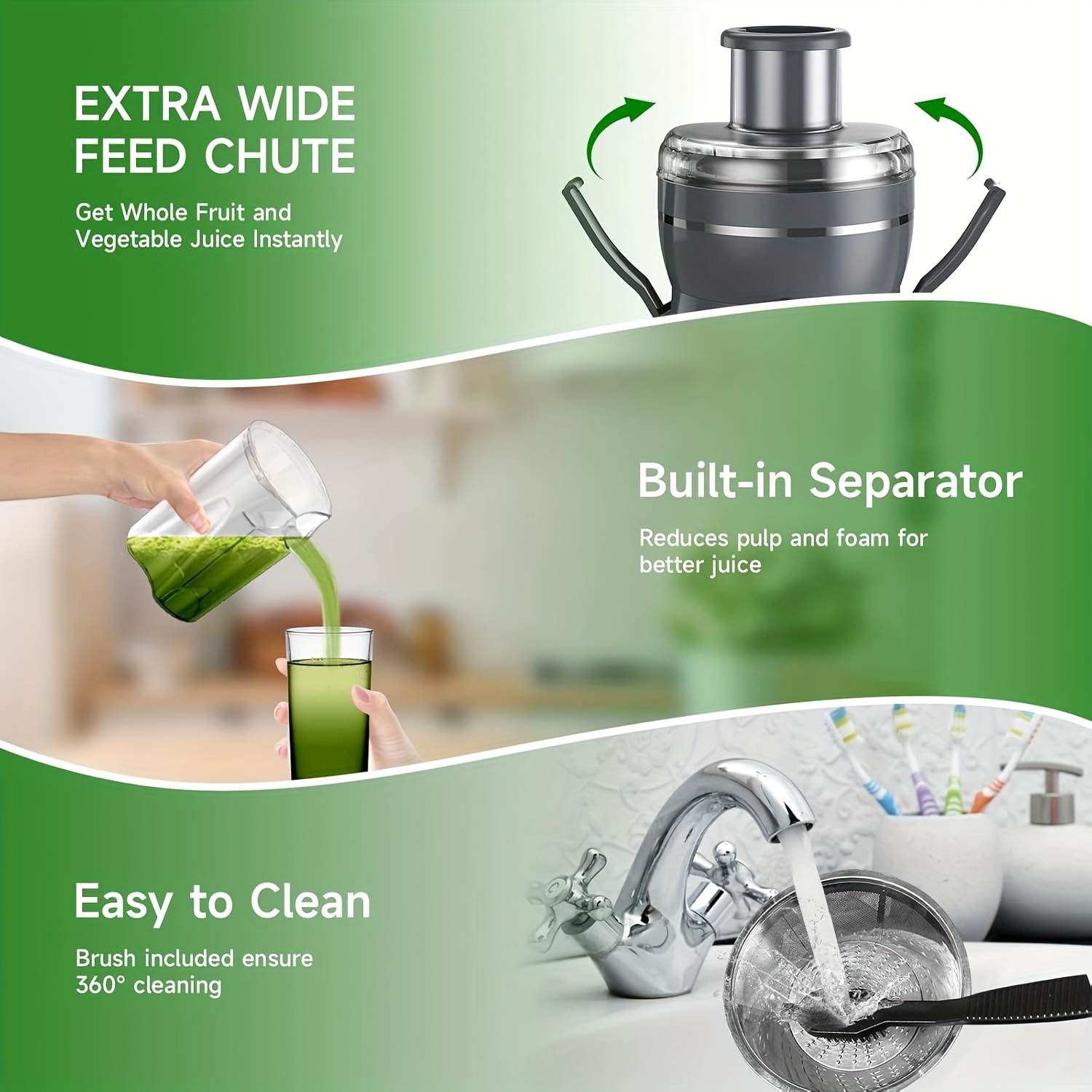 500W Centrifugal Juicer Machine: Wide Mouth, Heavy-Duty Stainless Steel 9 500W Centrifugal Juicer Machine: Wide
  Mouth, Heavy-Duty Stainless Steel - Image 9