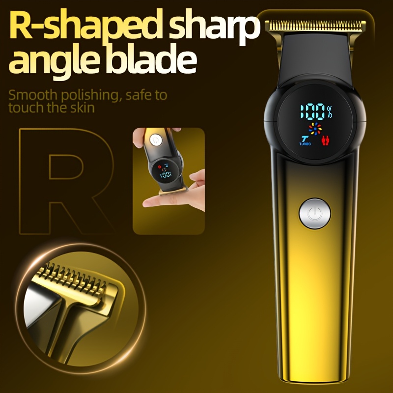 Professional Golden Hair Clipper & Trimmer Set for Men (3-Piece) 10 Professional Golden Hair Clipper &
  Trimmer Set for Men (3-Piece) - Image 10