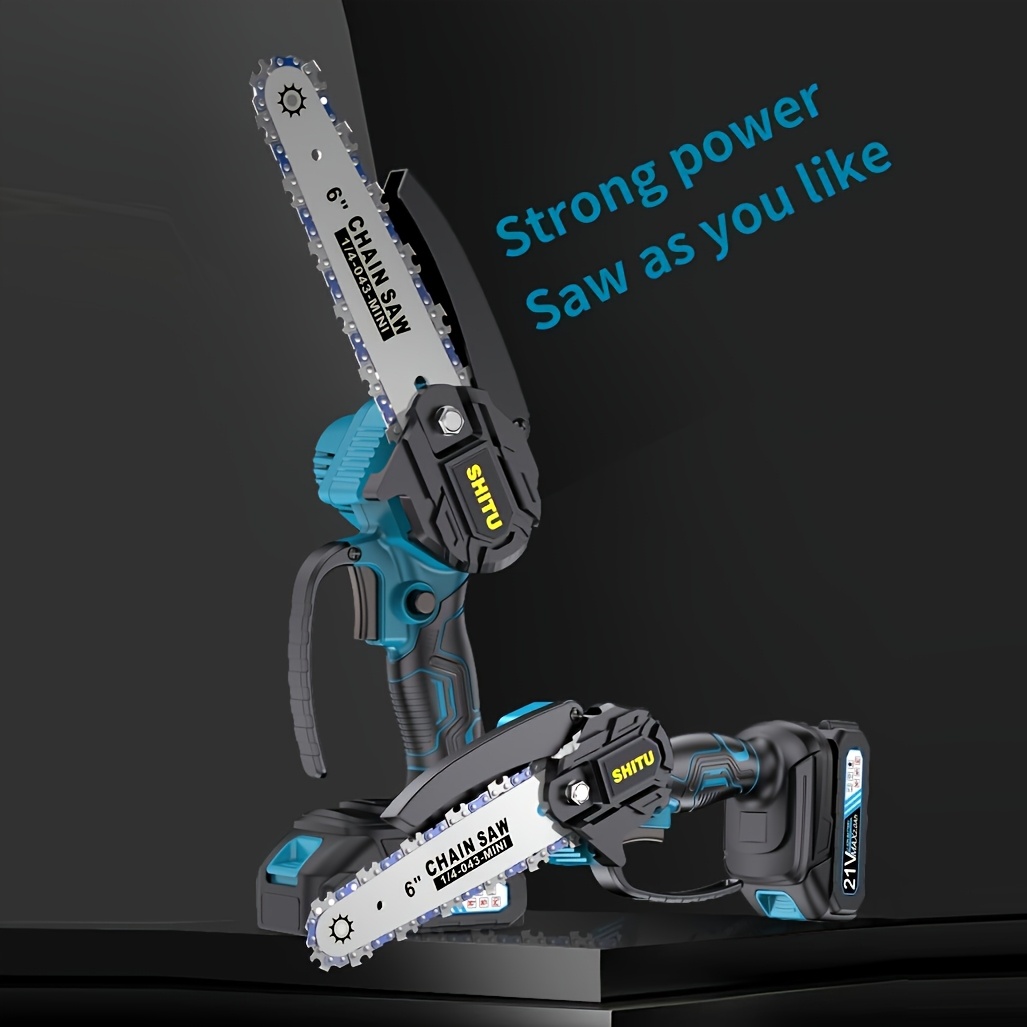 Mini Cordless Chainsaw: Portable, Rechargeable for Garden Trimming & Tree Care 10 Mini Cordless Chainsaw: Portable,  Rechargeable for Garden Trimming & Tree Care - Image 10