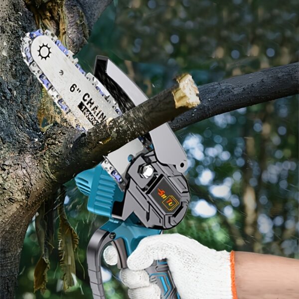 Mini Cordless Chainsaw: Portable,  Rechargeable for Garden Trimming & Tree Care - Image 16
