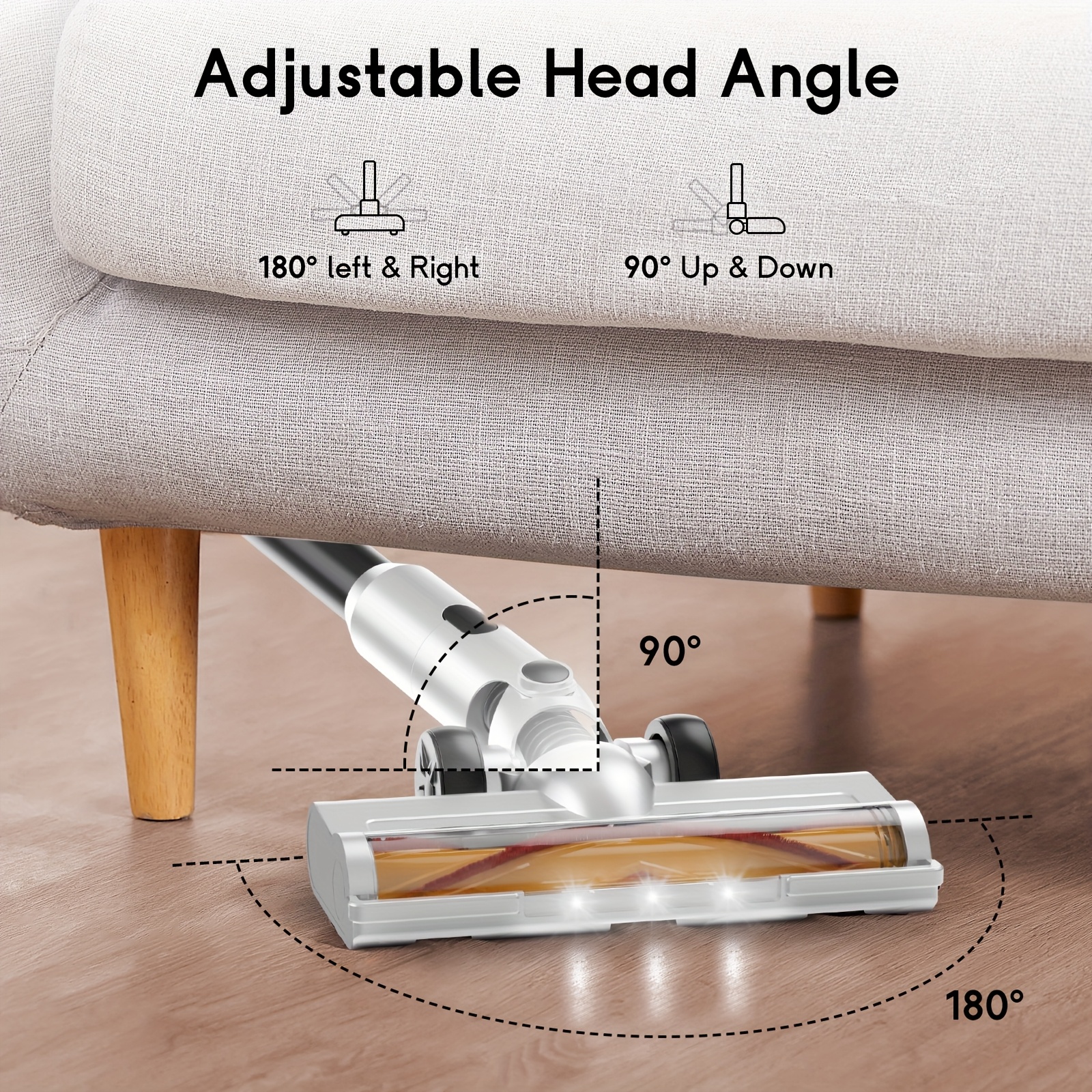 Cordless Stick Vacuum: 45kPa Power, Anti-Tangle, Lightweight for Pet Hair 9 Cordless Stick Vacuum: 45kPa Power,
  Anti-Tangle, Lightweight for Pet Hair - Image 9