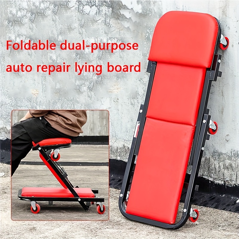 Foldable Z-Crawler 2-in-1 Seat: 36 Inch, 300 lb Capacity, Garage Creeper 8 Foldable Z-Crawler 2-in-1 Seat: 36 Inch,
  300 lb Capacity, Garage Creeper - Image 8