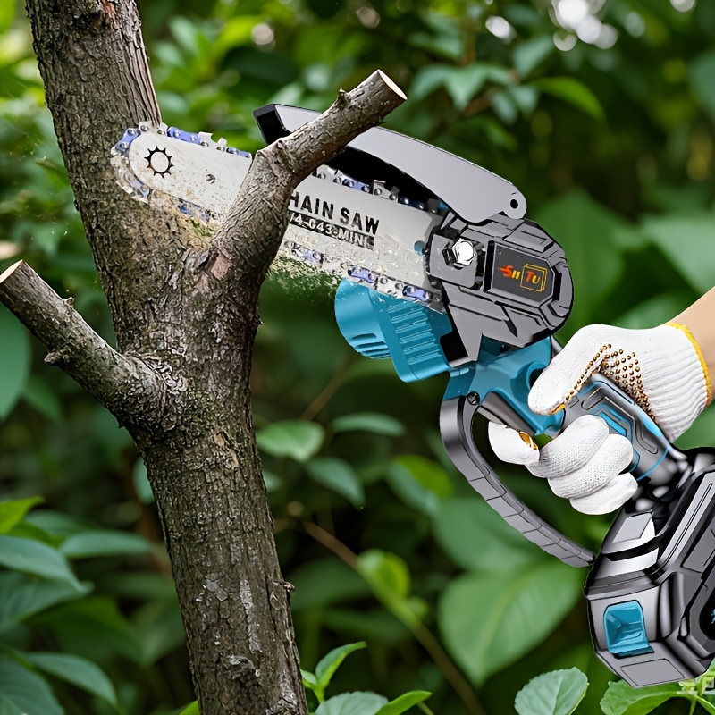 Mini Cordless Chainsaw: Portable, Rechargeable for Garden Trimming & Tree Care 15 Mini Cordless Chainsaw: Portable,  Rechargeable for Garden Trimming & Tree Care - Image 15