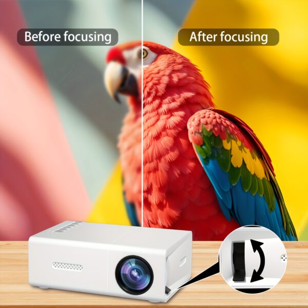 Full HD 1080P Portable Mini Projector for
  iOS/Android/PS4 (Remote Incl.) - Image 8