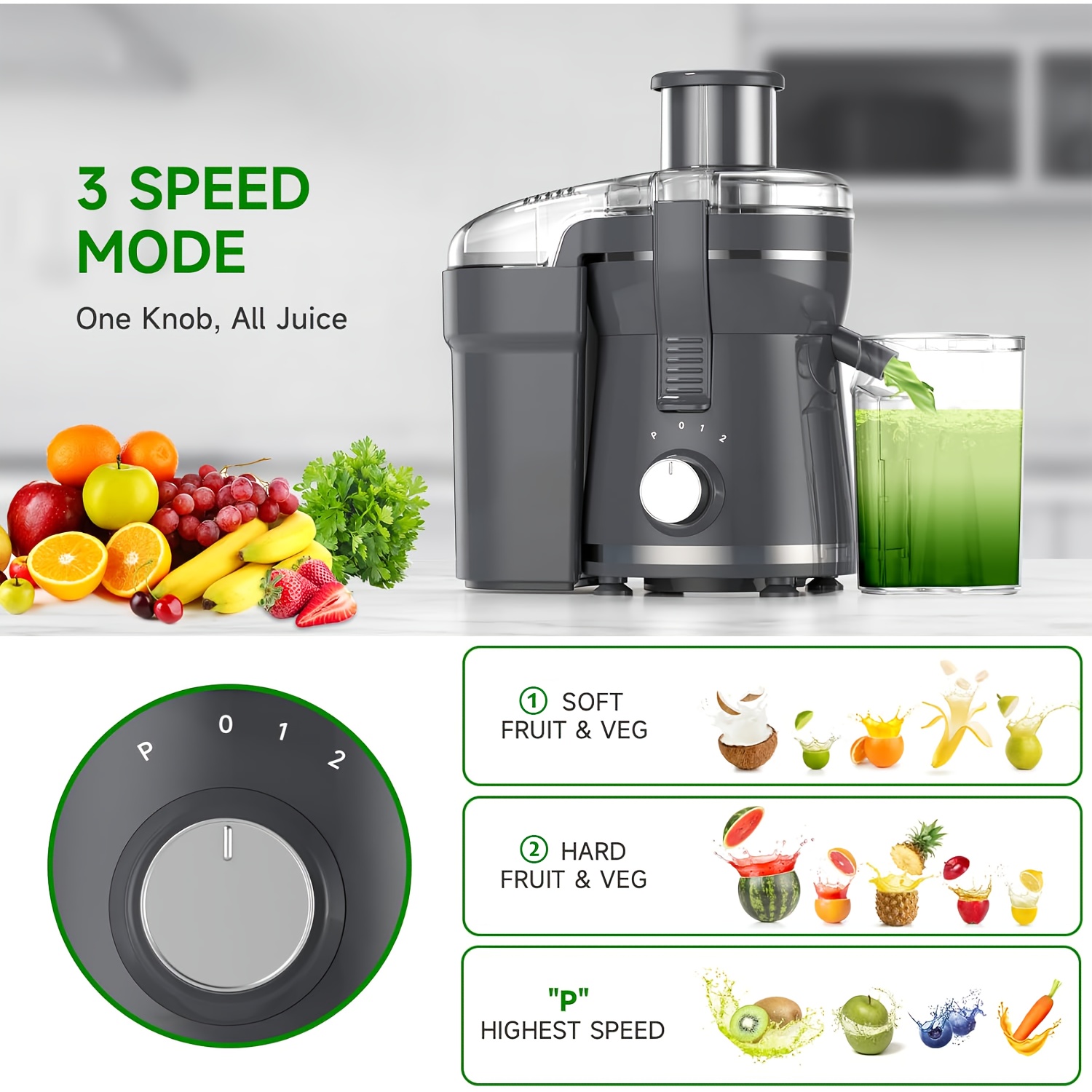 500W Centrifugal Juicer Machine: Wide Mouth, Heavy-Duty Stainless Steel 4 500W Centrifugal Juicer Machine: Wide
  Mouth, Heavy-Duty Stainless Steel - Image 4