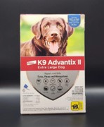 K9 Advantix II for Extra Large
  Dogs (6 Doses)