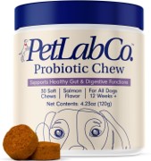 PetLabCo. Probiotic Chews for
  Dogs (Salmon, 30 Soft Chews)