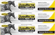 Durvet Duramectin Equine
  Wormer Paste (3 Tubes)