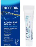 Differin Acne Treatment Gel:
  0.1% Adapalene Retinoid