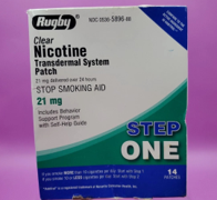 Rugby Nicotine Patch Step 1:
  21MG Transdermal System (14 Patches)