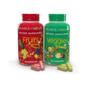Fruits and Veggies Whole Food
  Supplement (180 Capsules)