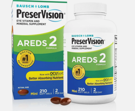 PreserVision AREDS 2: Eye
  Vitamin Mini Softgels (210 Count)