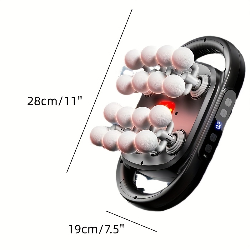 Electric Massager  for Back, Neck & Leg Pain Relief (Shiatsu Handheld) 2 Electric
  Massager  for Back, Neck & Leg Pain
  Relief (Shiatsu Handheld) - Image 2
