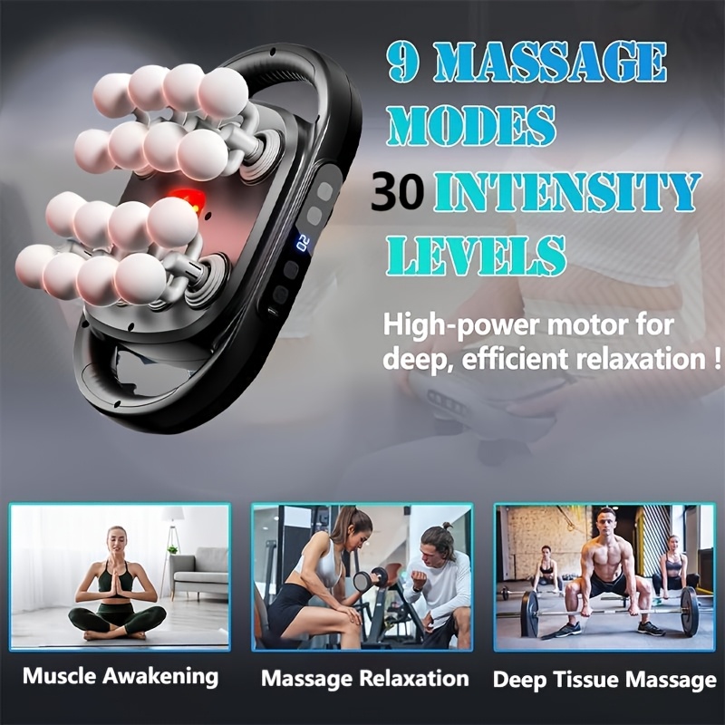 Electric Massager  for Back, Neck & Leg Pain Relief (Shiatsu Handheld) 4 Electric
  Massager  for Back, Neck & Leg Pain
  Relief (Shiatsu Handheld) - Image 4