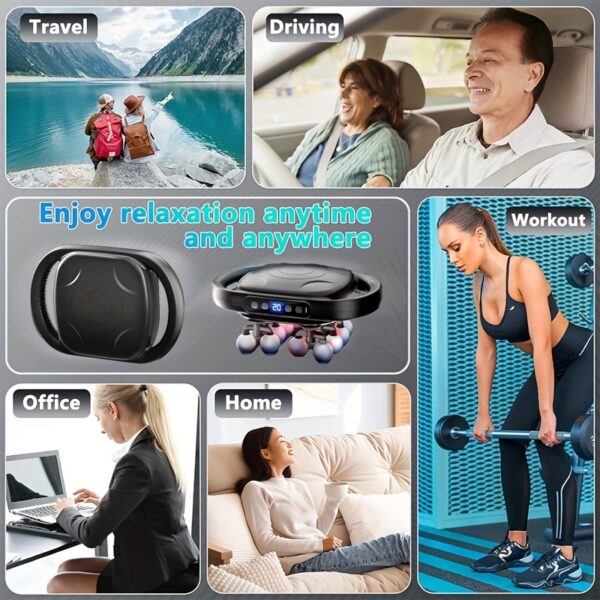 Electric
  Massager  for Back, Neck & Leg Pain
  Relief (Shiatsu Handheld) - Image 5