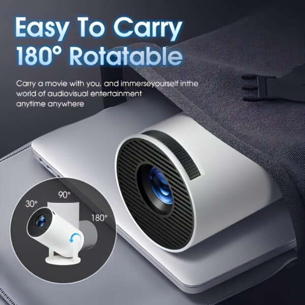 1080P Portable Mini Projector: WiFi,  Bluetooth, Home Theater Ready - Image 7