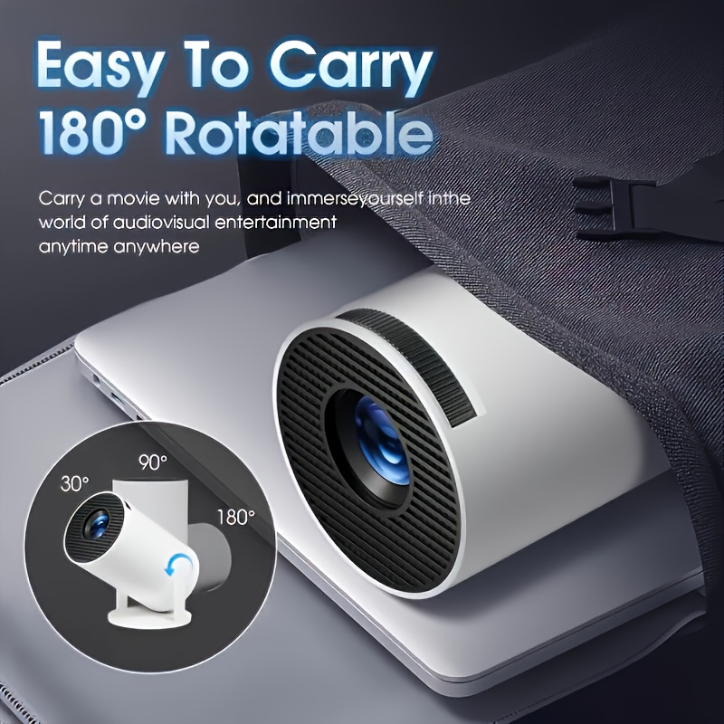 1080P Portable Mini Projector: WiFi,  Bluetooth, Home Theater Ready 7 1080P Portable Mini Projector: WiFi,  Bluetooth, Home Theater Ready - Image 7