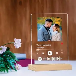 personalized Spotify plaque